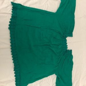 Avenue green Boho style top size 18/20